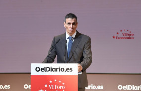 ep el presidente del gobierno pedro sanchez durante la vi edicion del foro economico de eldiarioes