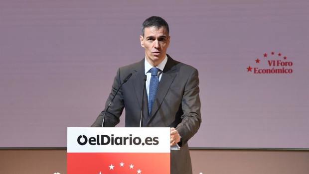 ep el presidente del gobierno pedro sanchez durante la vi edicion del foro economico de eldiarioes