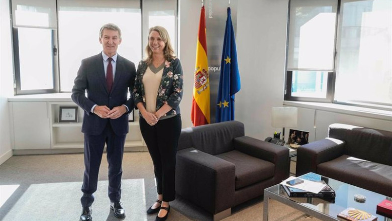 ep el presidente del partido popular alberto nunez feijoo y la nueva presidenta de cepyme angela de ep el presidente del partido popular alberto nunez feijoo y la nueva presidenta de cepyme angela de