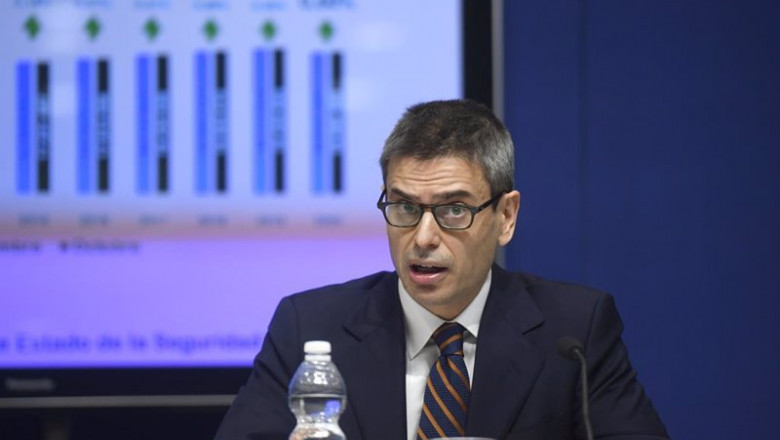 El secretario de Estado de Seguridad Social y Pensiones, Israel Arroyo, presenta en rueda de prensa los datos del paro registrado y de afiliación a la Seguridad Social del mes de octubre, en el Ministerio de Trabajo y Economía Social. En esta rueda de pr | Óscar Cañas - Europa Press - Archivo ep el secretario de estado de seguridad social y pensiones israel arroyo presenta en rueda de prensa 20201210181103