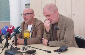 ep el secretario general de ccoo baleares jose luis garcia y el secretario de ccoo unai sordo en