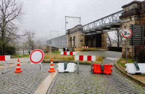 ep frontera del puente internacional tui-valena cortada al paso en pontevedra galicia a 31 de enero ep frontera del puente internacional tui-valena cortada al paso en pontevedra galicia a 31 de enero