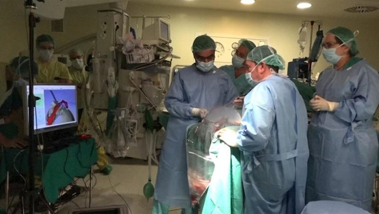 Imagen de recurso de un quirófano del Hospital Gregorio Marañón con tecnología de realidad aumentada. | HOSPITAL GREGORIO MARAÑÓN - Archivo ep imagen de recurso de un quirofano del hospital gregorio maranon con tecnologia de realidad