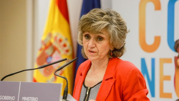 ep la ministra de sanidad consumo y binestar social en funciones maria luisa carcedo durante su