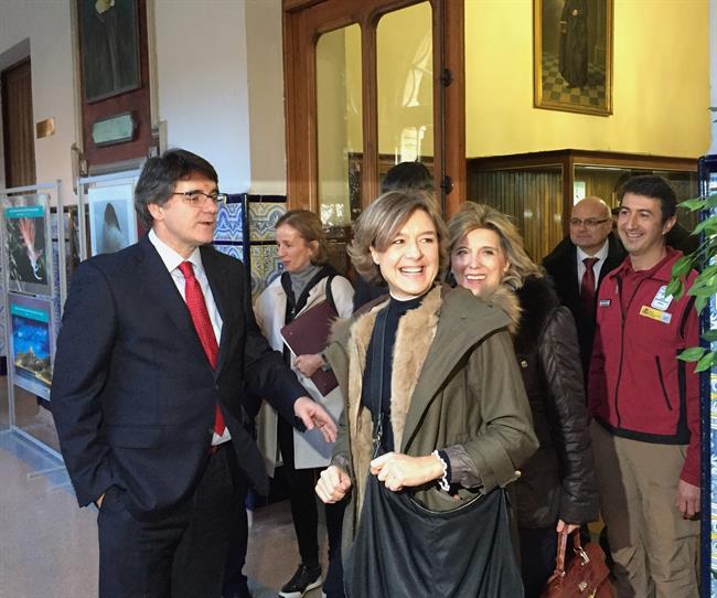 La ministra García Tejerina, en el colegio San José de Valladolid | EUROPA PRESS ep la ministra garcia tejerina encolegio san jose de valladolid