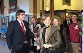 ep la ministra garcia tejerina encolegio san jose de valladolid