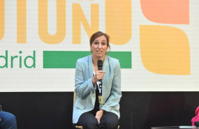 ep la portavoz de mas madrid y ministra de sanidad monica garcia participa en la cumbre de otono