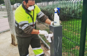 ep labores de limpieza y desinfeccion en los jardines infantiles y zonas de descanso de joven futura