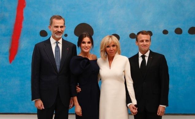 Los Reyes Felipe y Letizia junto a Macron y su esposa | CASA REAL ep los reyes felipeletiziaa macronsu esposa