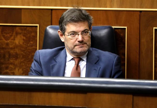 El nuevo ministro de Justicia, Rafael Catalá, en el pleno del Congreso | EUROPA PRESS ep nuevo ministrojusticia rafael catala enplenocongreso