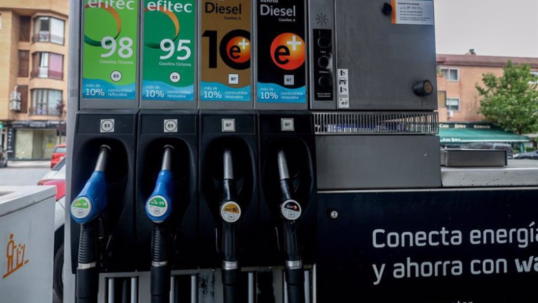 ep surtidores de una gasolinera