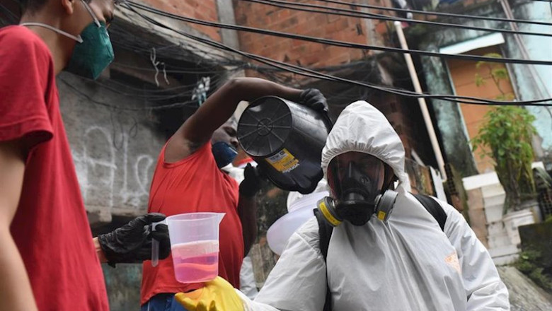 ep trabajadores luchando contra el coronavirus en rio de janeiro ep trabajadores luchando contra el coronavirus en rio de janeiro