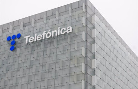 ep vista de la sede de telefonica a 28 de noviembre de 2023 en madrid espana