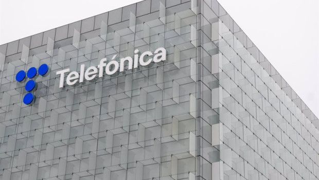 ep vista de la sede de telefonica a 28 de noviembre de 2023 en madrid espana