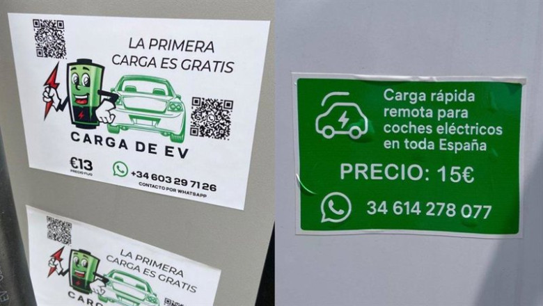 ep aedive alerta sobre pegatinas falsas en los puntos de recarga se usan para cargar cobros ilicitos