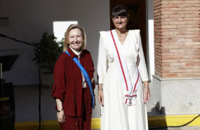 ep archivo   de izquierda a derecha la secretaria de estado de defensa amparo valcarce y la