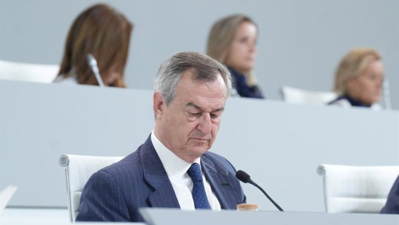 Archivo - El CEO del Banco Sabadell, César González-Bueno, durante la junta general extraordinaria de accionistas de Banco Sabadell, a 6 de agosto de 2025, en Sabadell, Barcelona, Catalunya (España). | David Zorrakino - Europa Press - Archivo ep archivo el ceo del banco sabadell cesar gonzalez bueno durante la junta general extraordinaria