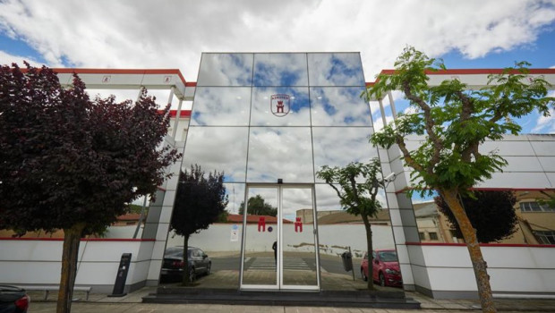 ep archivo   fachada de la sede del grupo azkoyen a 21 junio de 2024 en peralta navarra espana