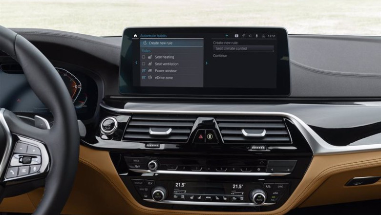 Archivo - Imagen de una pantalla en el interior de un modelo de BMW. | BMW - Archivo ep archivo imagen de una pantalla en el interior de un modelo de bmw