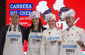 ep atletismo- fiz correra vestido de cocinero la i carrera del chef en madrid para promover la