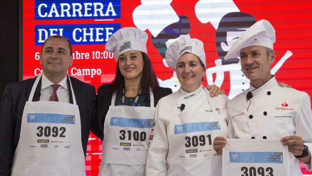 ep atletismo- fiz correra vestido de cocinero la i carrera del chef en madrid para promover la