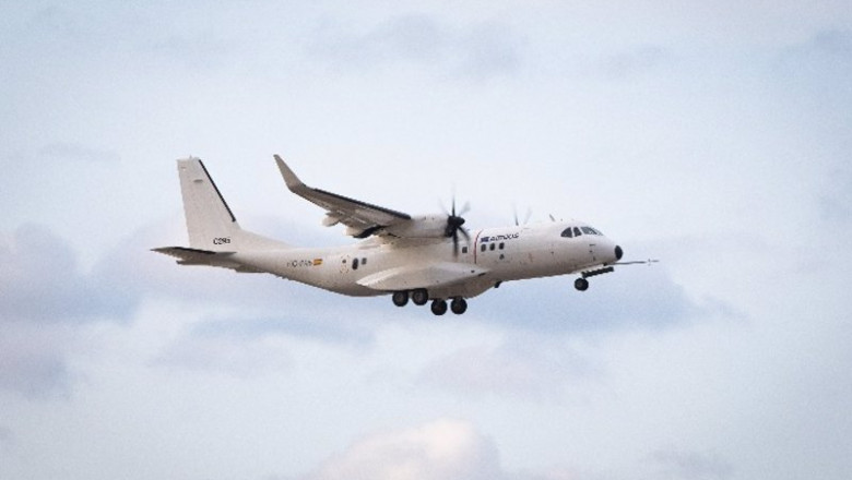 ep el demostrador tecnologico airbus c295 de clean sky 2 realiza su vuelo inaugural