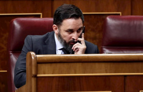 ep el lider de vox santiago abascal durante el pleno celebrado este jueves en el congreso