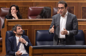 ep el ministro de economia carlos cuerpo interviene durante una sesion de control al gobierno en el