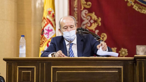 ep el ministro de justicia juan carlos campo comparece en el senado ante la comision de justicia a