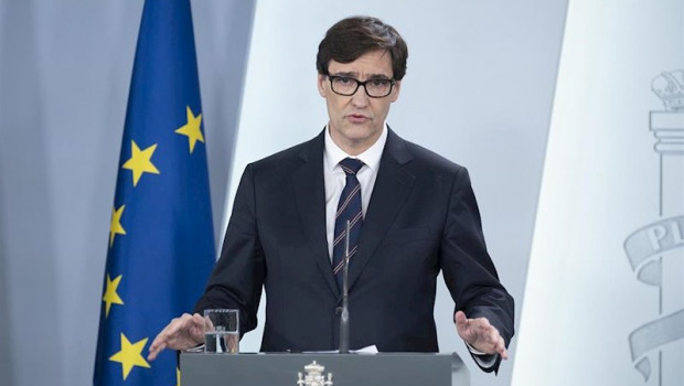 ep el ministro de sanidad salvador illa comparece en rueda de prensa en la moncloa para informar