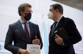 ep el presidente de la xunta alberto nunez feijoo y el ministro de agricultura pesca y alimentacion