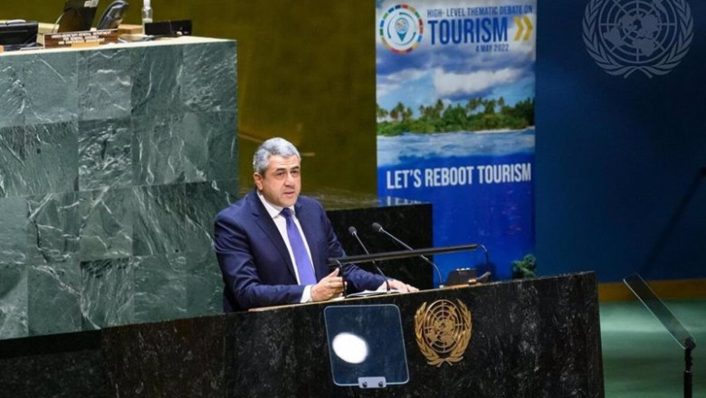 El secretario general de la OMT, Zurab Pololikashvili. | UNWTO ep el secretario general de la omt zurab pololikashvili 20220602164104