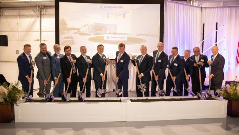 ep embraer inicia la construccion de su nuevo centro de mantenimiento en eeuu con inversion de hasta