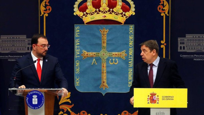 ep fotos rueda de prensa del presidente del principado y el ministro de agricultura pesca y ep fotos rueda de prensa del presidente del principado y el ministro de agricultura pesca y
