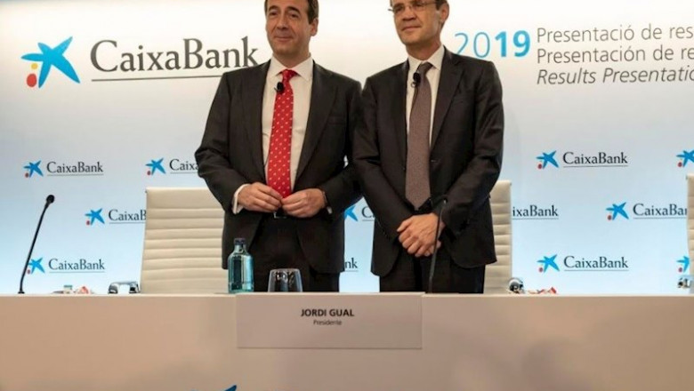 Gonzalo Gortázal y Jordi Gual | CAIXABANK - Archivo ep gonzalo gortazal y jordi gual