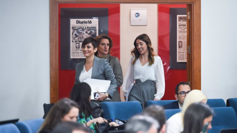 ep i d la ministra portavoz y de politica territorial isabel rodriguez la vicepresidenta tercera del ep i d la ministra portavoz y de politica territorial isabel rodriguez la vicepresidenta tercera del