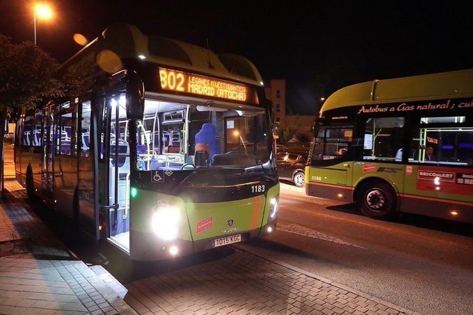ep imagen de recurso de un autobus interurbano de la comunidad de madrd
