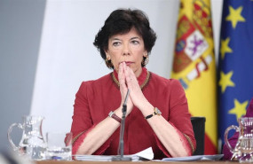 ep la ministra de educacion y formacion profesional isabel celaa en una rueda de prensa posterior al