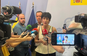 ep la ministra de inclusion seguridad social y migraciones elma saiz atiende a los medios de