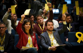 ep la portavoz y secretaria general adjunta de erc marta vilalta y el vicepresidente de la ep la portavoz y secretaria general adjunta de erc marta vilalta y el vicepresidente de la