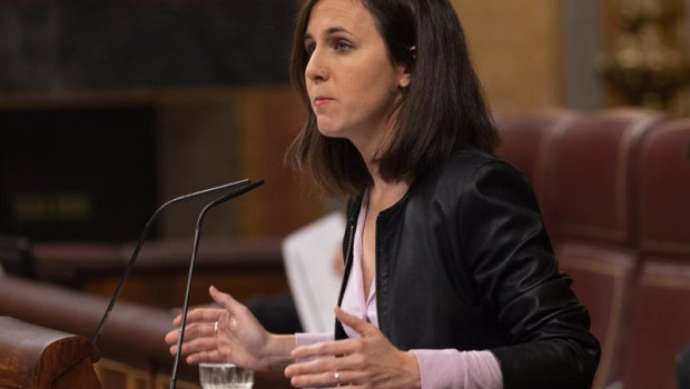ep la secretaria general de podemos ione belarra interviene durante una sesion plenaria en el