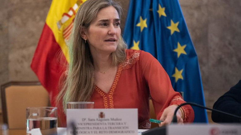 ep la vicepresidenta y ministra para la transicion ecologica y el reto demografico sara aagesen se