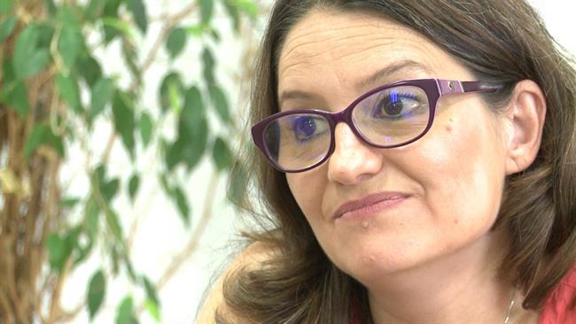 Mónica Oltra en la enrevista | EUROPA PRESS ep monica oltrala enrevista