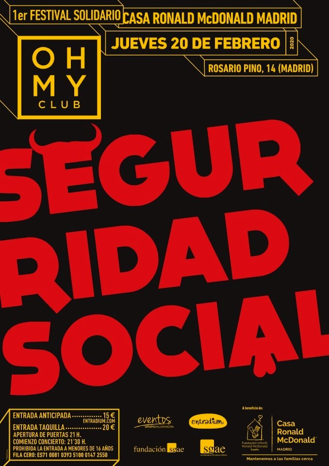 ep seguridad social y la casa ronald mcdonald de madrid impulsan un festival solidario el 20 de ep seguridad social y la casa ronald mcdonald de madrid impulsan un festival solidario el 20 de