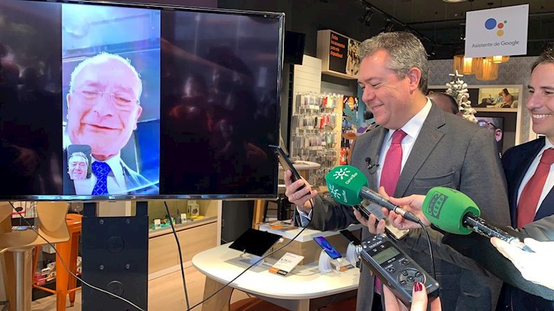 ep videollamadas entre los alcaldes de sevilla juan espadas y de malaga francisco de la torre