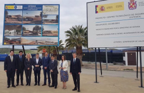 ep visita a los terrenos donde se ubicara en jaen el centro de sapa placencia junto al cetedex