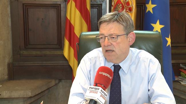 Ximo Puig durante la entrevista con Europa Press | EUROPA PRESS ep ximo puig duranteentrevistaeuropa press