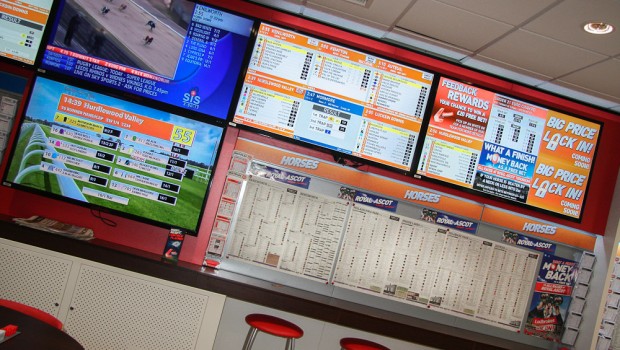 Gambling, gaming, casino, horse-racing, video wall, betting