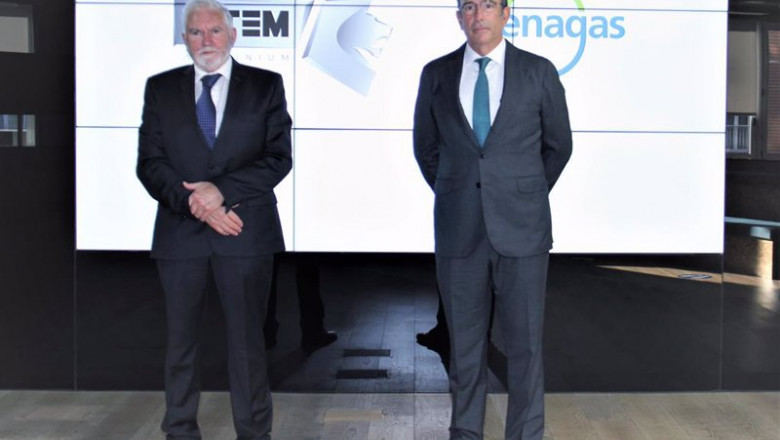 Acto de la firma del acuerdo entre Latem y Enagás | ENAGÁS ep acto de la firma del acuerdo entre latem y enagas