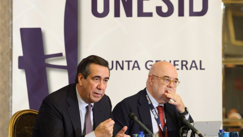 ep archivo el presidente de unesid bernardo velazquez y el director general andres barcelo ep archivo el presidente de unesid bernardo velazquez y el director general andres barcelo